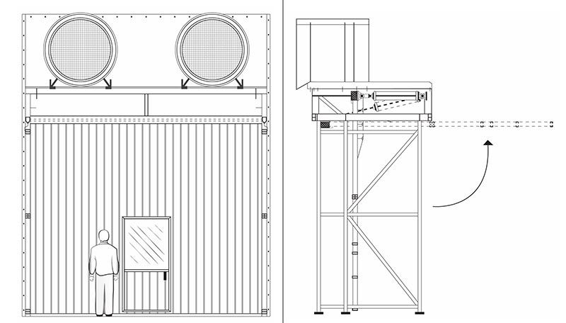 Ventilation Tilt Door