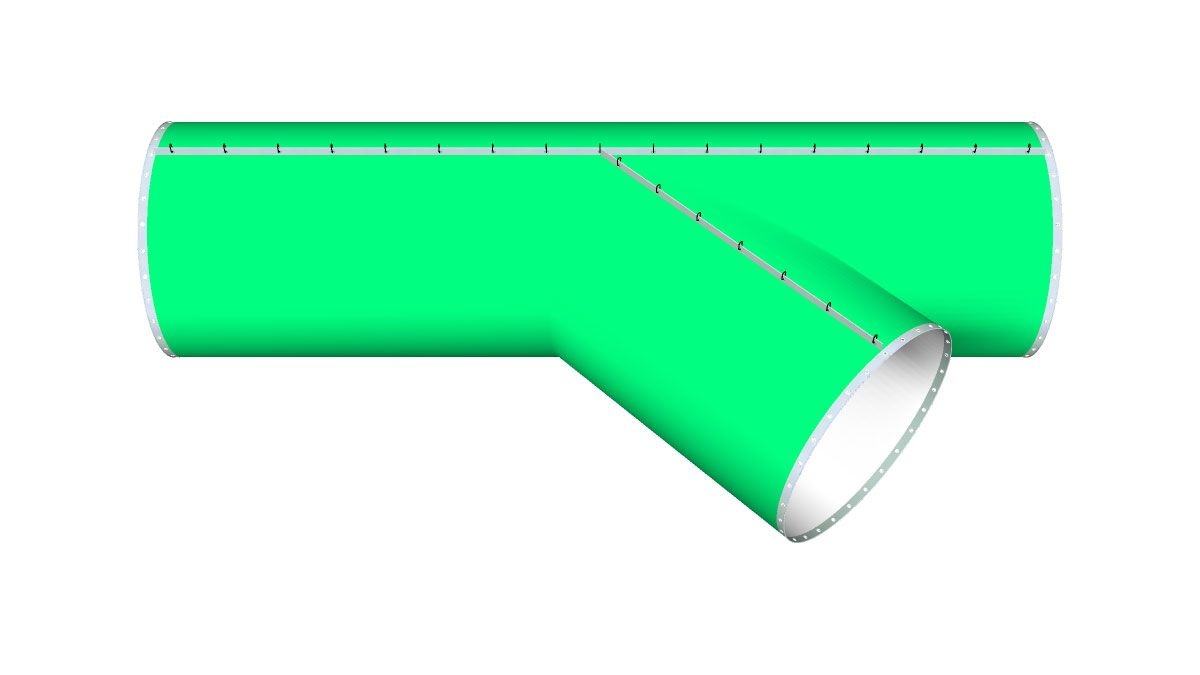 Mega-Dukt™ Branch Piece